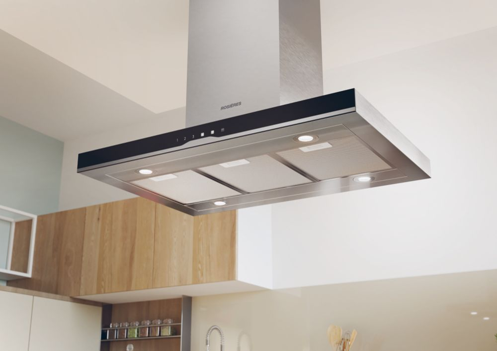 Rosieres RTSI9CBK5XWIFI Island Black, Stainless steel 618 m³/h – image 5