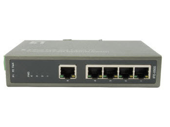 LevelOne IFE-0500 network switch Unmanaged Power over Ethernet (PoE) Grey – image 2