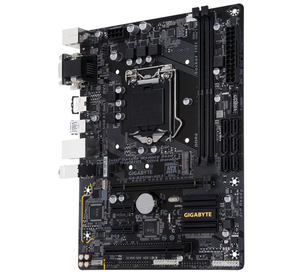 GIGABYTE GA-B250M-HD3 motherboard Intel® B250 LGA 1151 (Socket H4) micro ATX – image 2