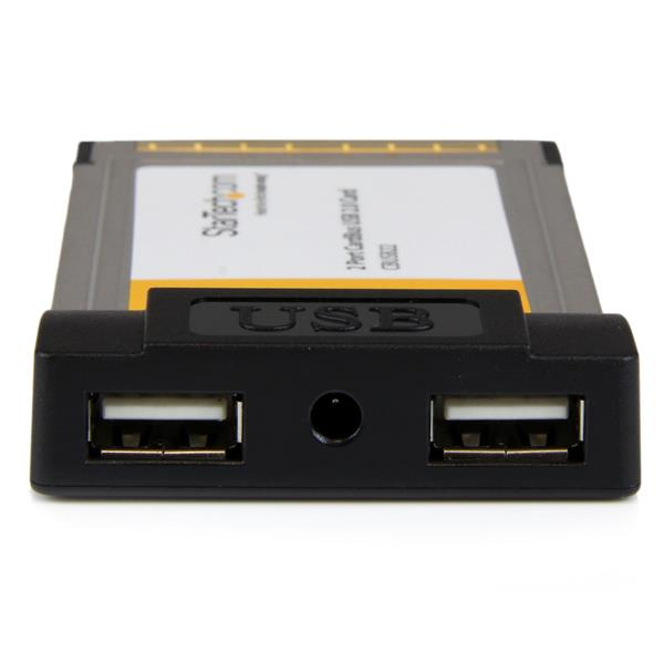 StarTech.com 2 Port CardBus Laptop USB 2.0 PC Card Adapter – image 2