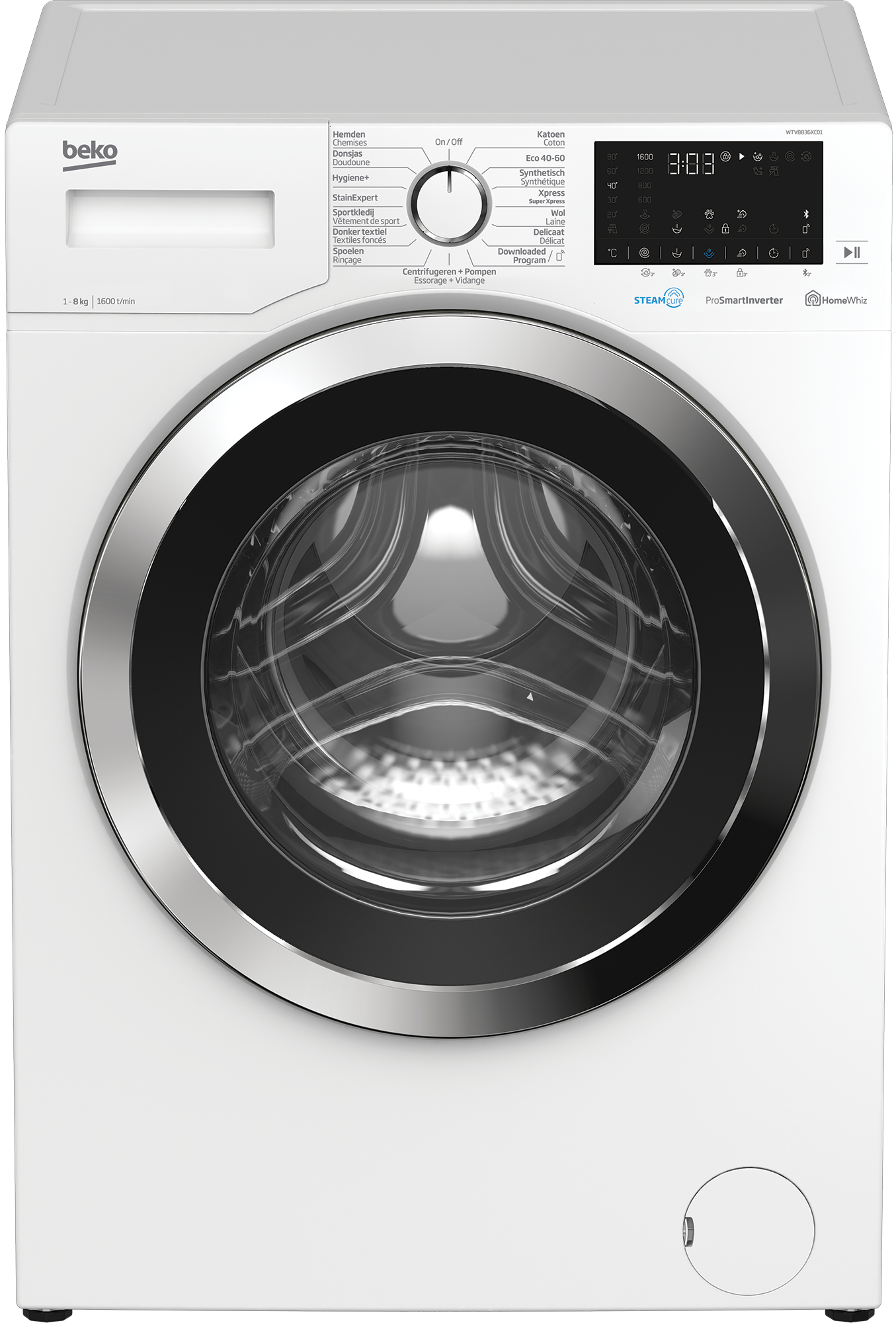 Beko WTV8836XC01 — vue 1 sur 4