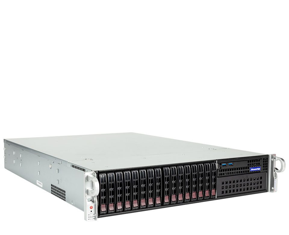 bluechip SERVERline R42201s server 960 GB Armadio (2U) AMD EPYC 7313P 3 GHz 32 GB DDR4-SDRAM 1200 W