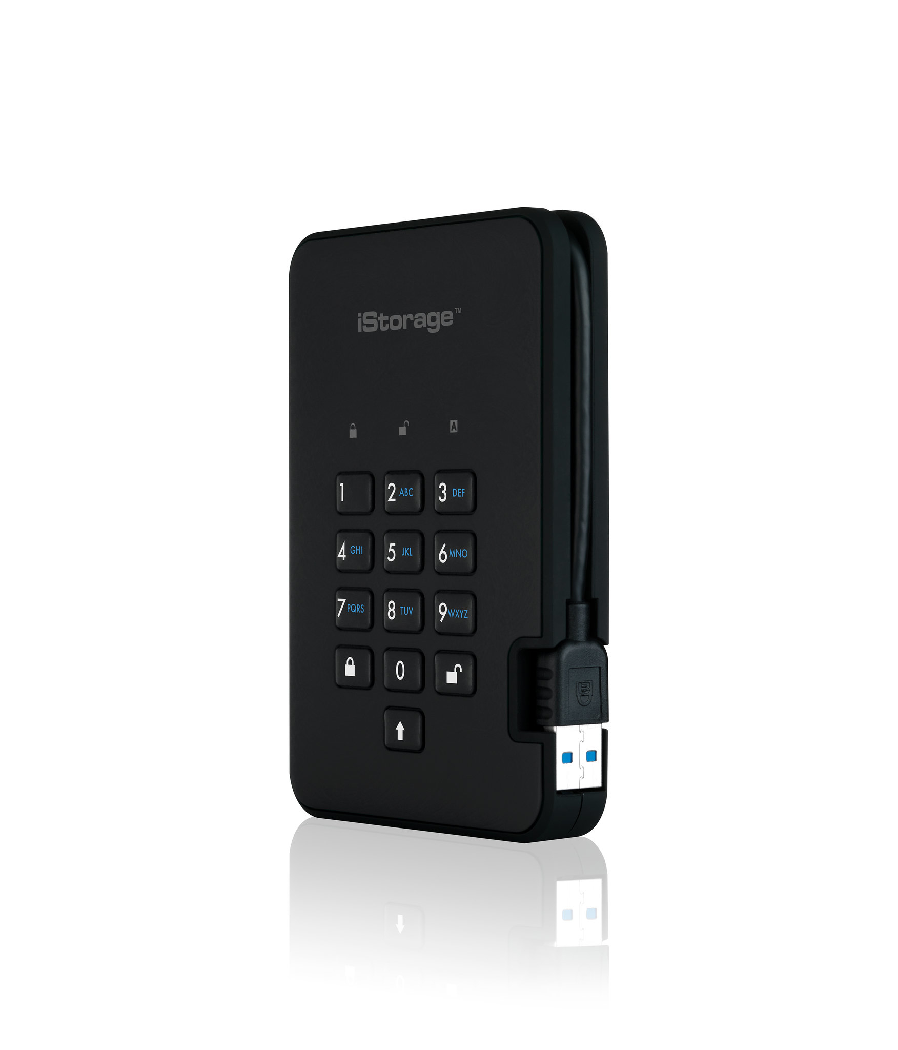 iStorage diskAshur² SSD 16TB Black | Secure Portable Solid State Drive |AES-XTS 256-bit Hardware Encryption | PIN protected | OS & Platform Independent | TAA Compliant |Brute force hack defence | Dust/Water Resistant image 3