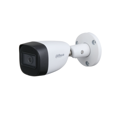 DAHUA HACHFW1200CMNA Camara Bullet 1080p/ Lente de 28 mm/ Microfono Integrado/ 101 Grados de Apertura/ Metalica/ IR de 30 Mts/ IP67/ Soporta CVI/CVBS/AHD/TVI/ DH-HAC-HFW1200CMN-A-0280B-S5 - DH-HAC-HFW1200CMN-A-0280B-S5