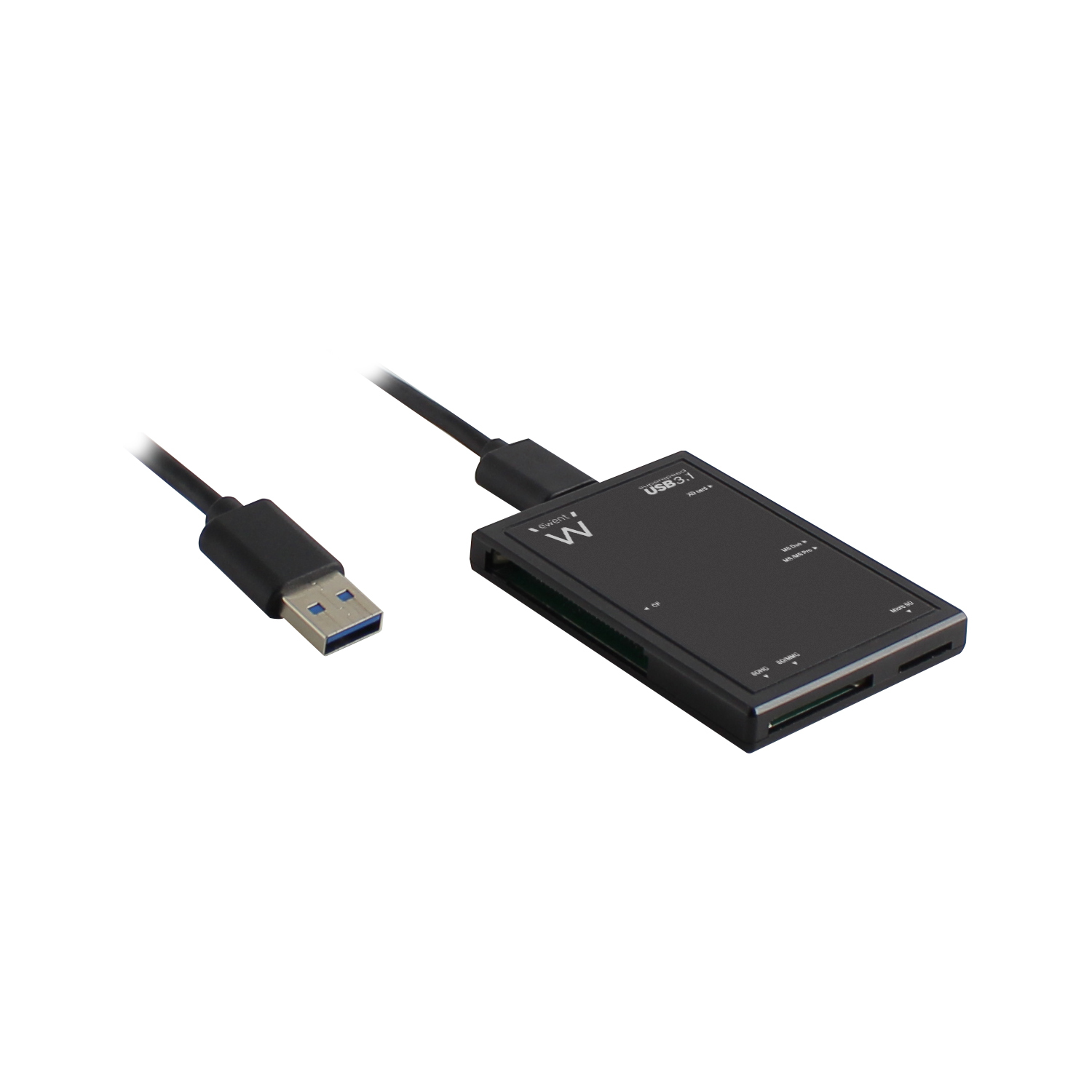 Ewent EW1074 card reader USB 3.2 Gen 1 (3.1 Gen 1) Type-B Black – image 4