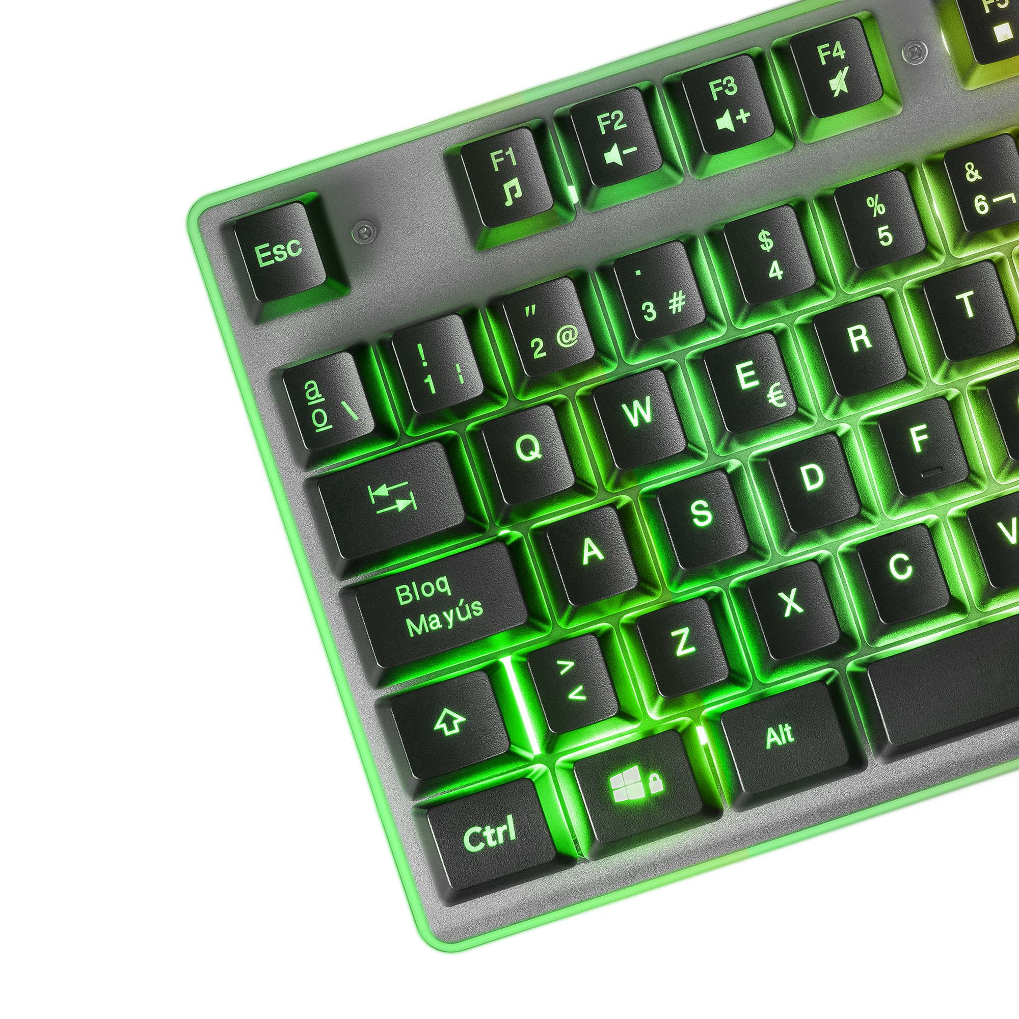 Mars Gaming MK220PT Gaming Keyboard H-Mech FRGB Rainbow and Halo Antighosting Portuguese Language – image 4
