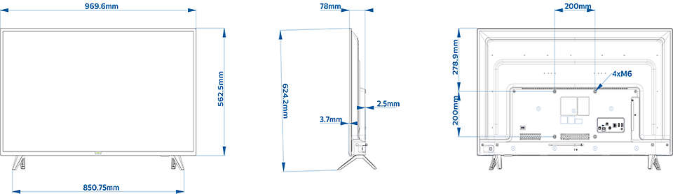 Philips 43HFL5114/12 TV – image 3