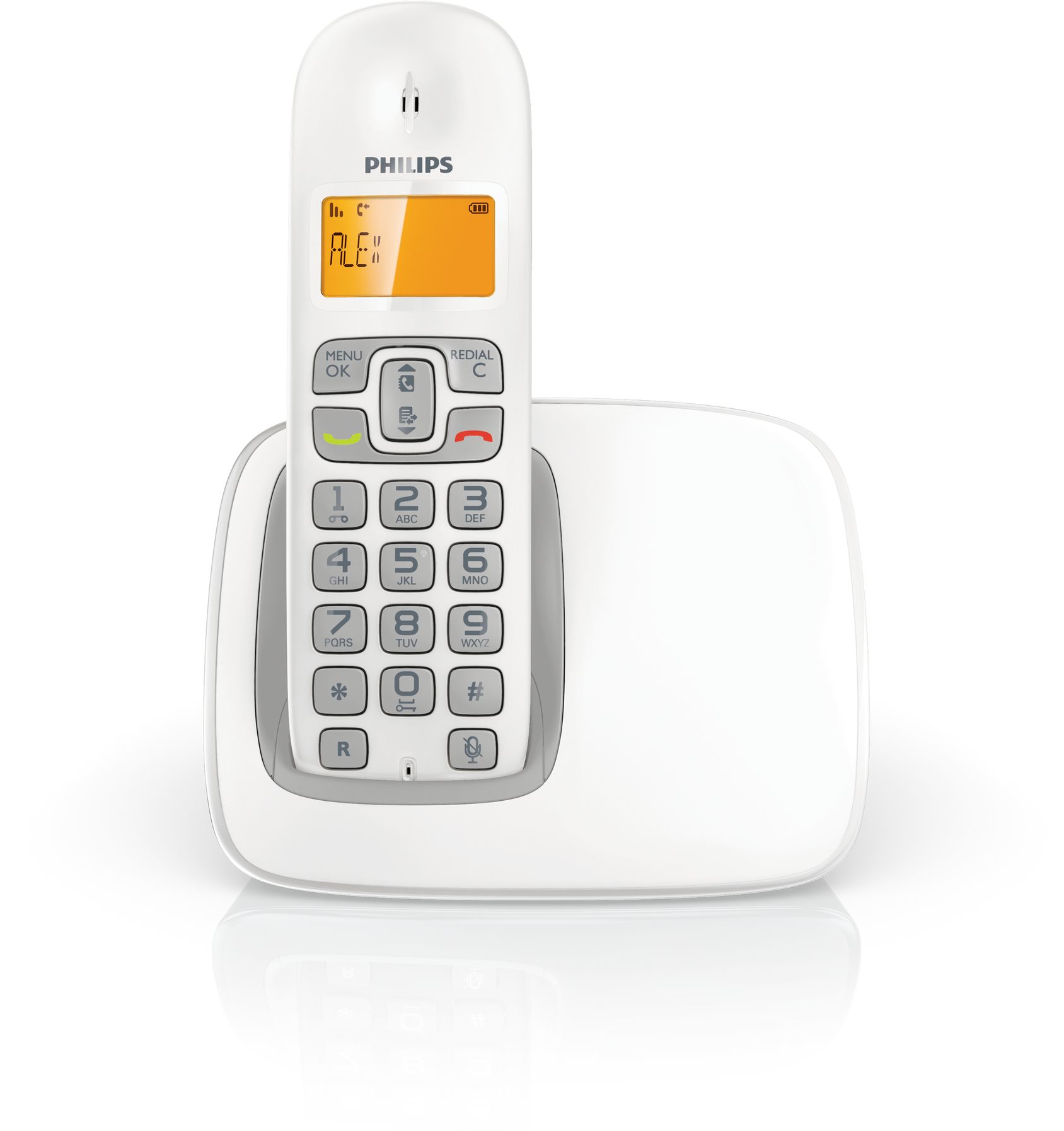 Philips BeNear CD1901W/38 telephone DECT telephone Caller ID White – image 2