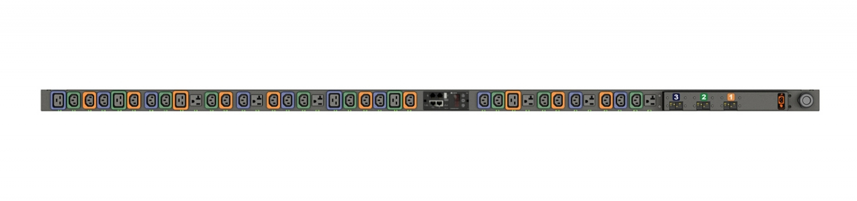Vertiv Geist MNR3EGW1-36MT79-3TL21A0A10-S-A power distribution unit (PDU) 36 AC outlet(s) 0U Black