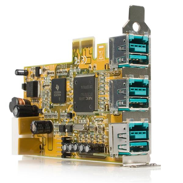 StarTech.com 3 Port LP PCI Express USB adapter card – image 2