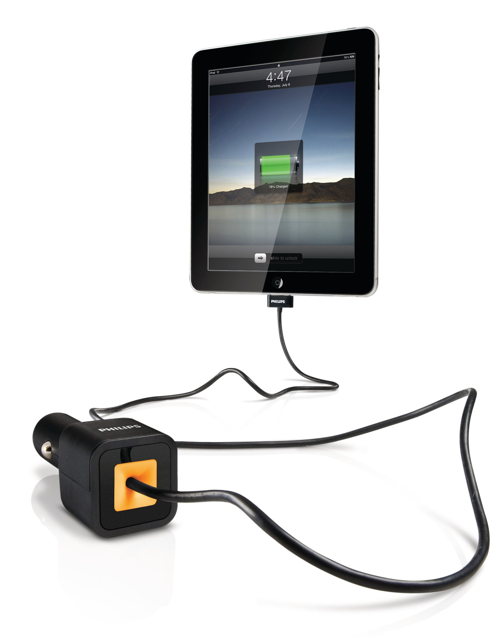 Philips DLP2203/17 mobile device charger MP3, MP4, Smartphone, Tablet Black Cigar lighter Auto