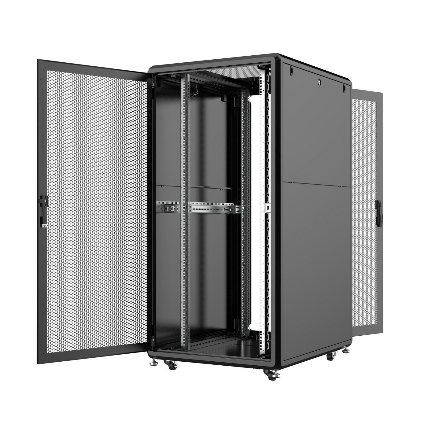 Lanview RSL32U81BL rack cabinet 32U Freestanding rack Black – image 2
