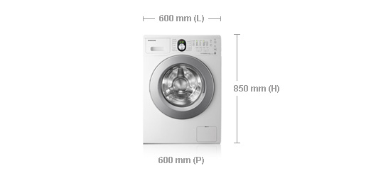 Samsung WF1804WSV washing machine Front-load – image 3