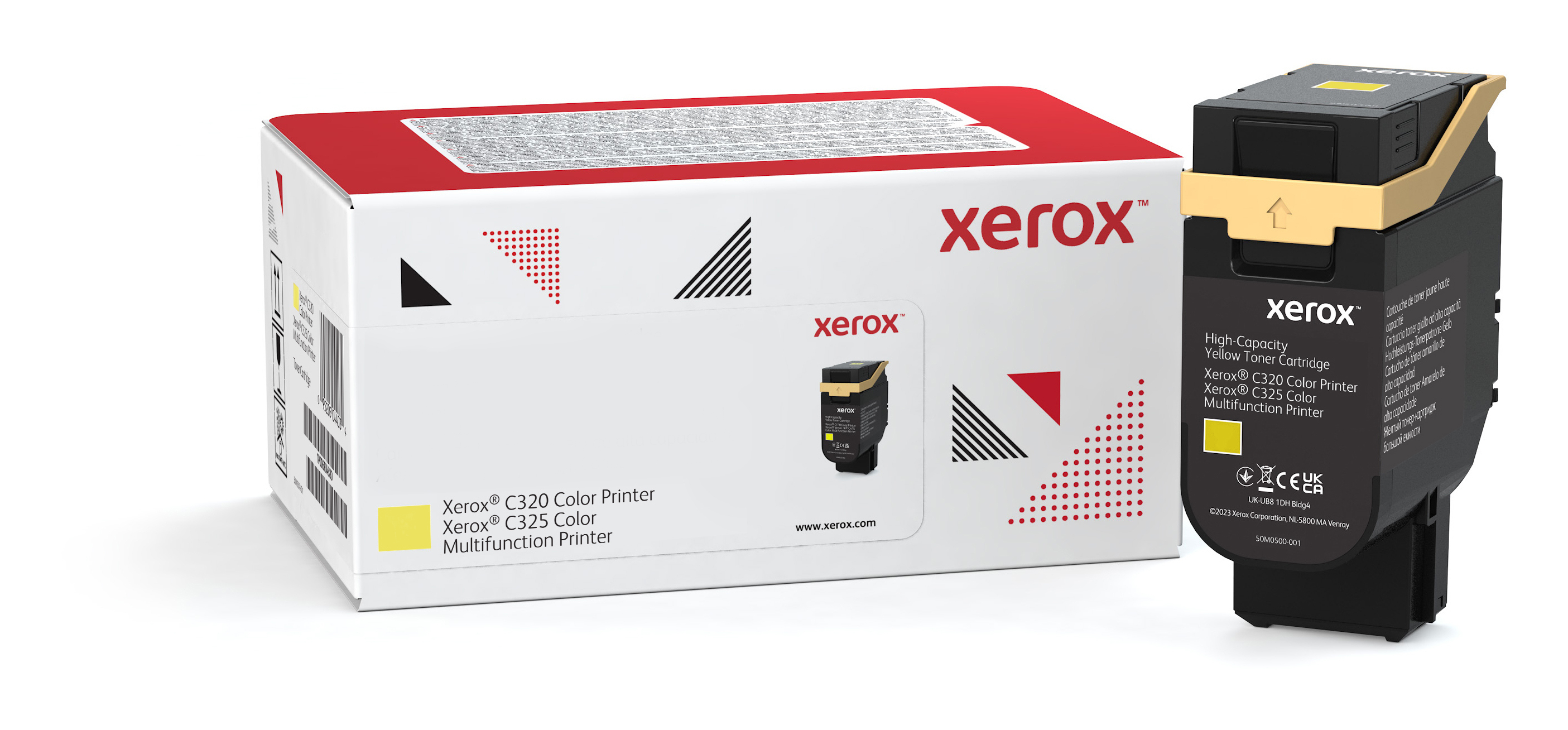 Xerox Genuine C320 Color Printer​/​C325 Color Multifunction Printer Yellow High capacity Toner Cartridge (5500 Pages)