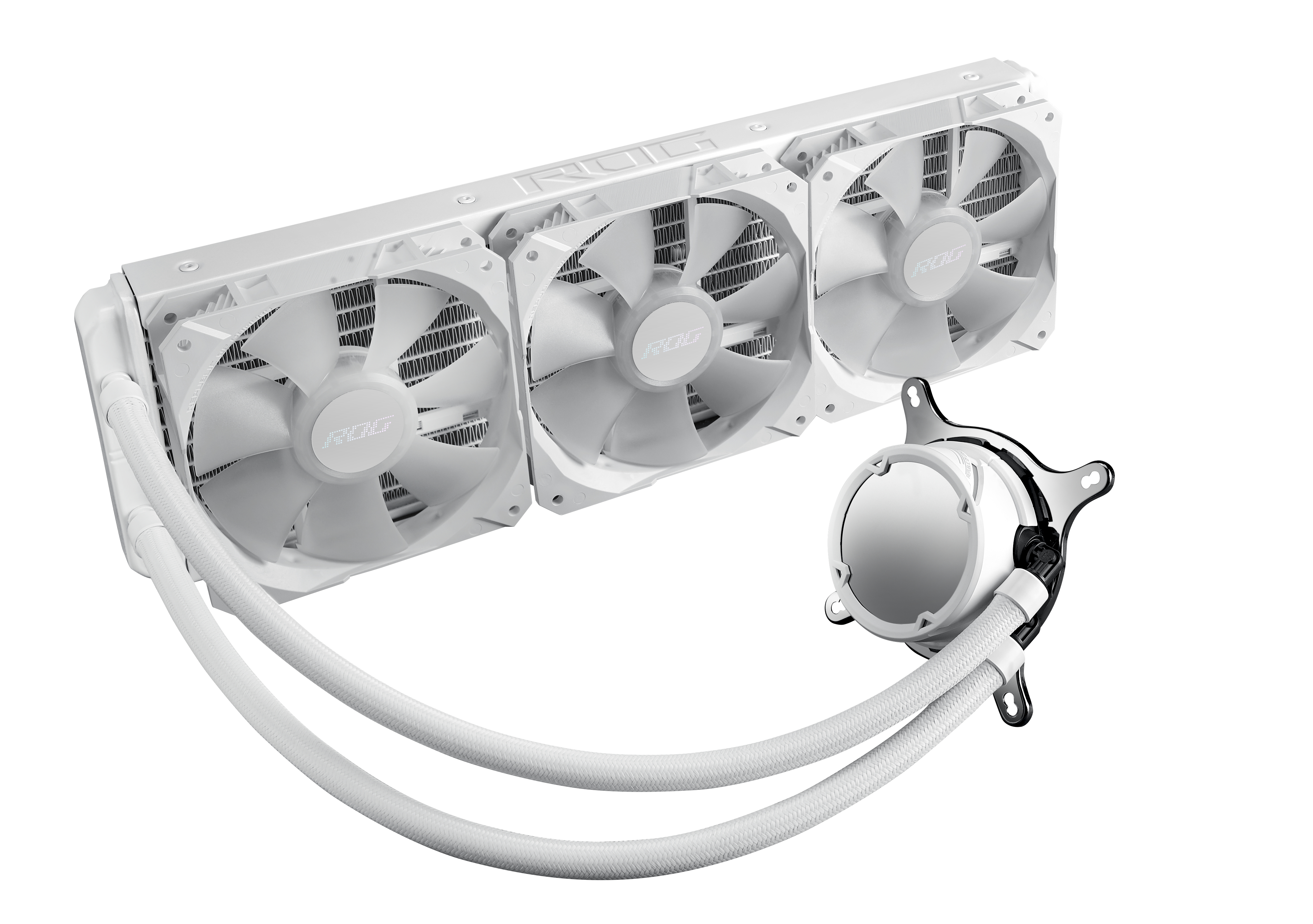 ASUS ROG Strix LC II 360 ARGB White Edition Processor All-in-one liquid cooler 12 cm Black image 6