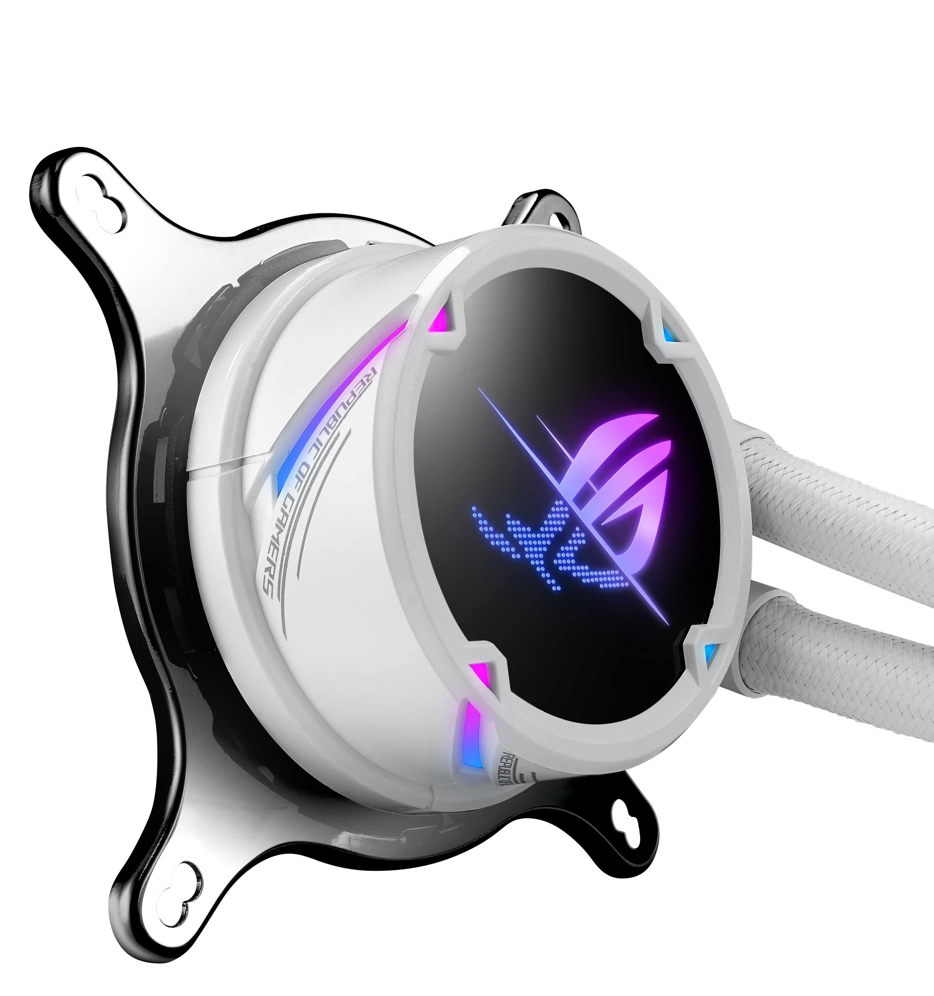 ASUS ROG Strix LC II 360 ARGB White Edition Processor All-in-one liquid cooler 12 cm Black image 10