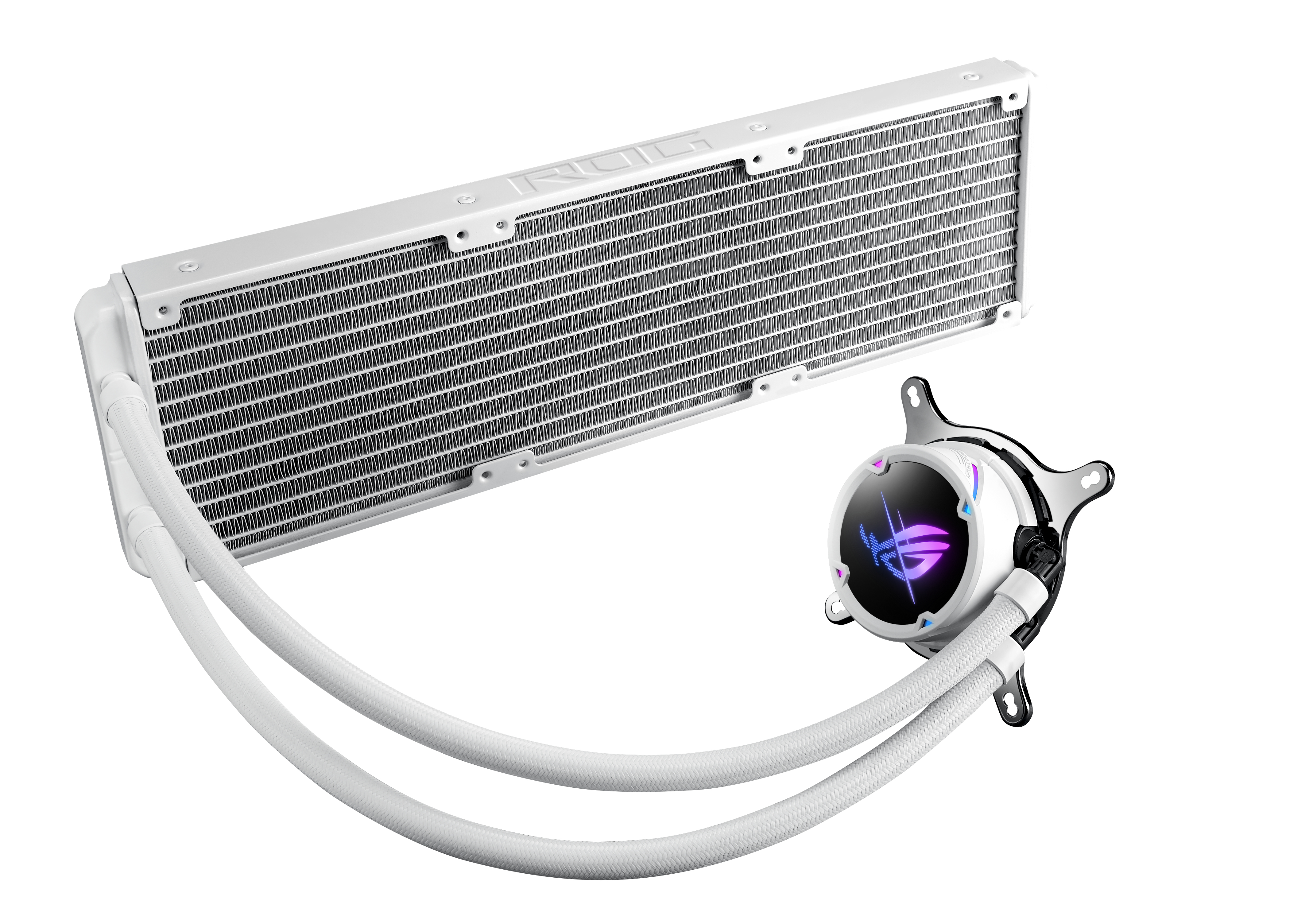 ASUS ROG Strix LC II 360 ARGB White Edition Processor All-in-one liquid cooler 12 cm Black image 5
