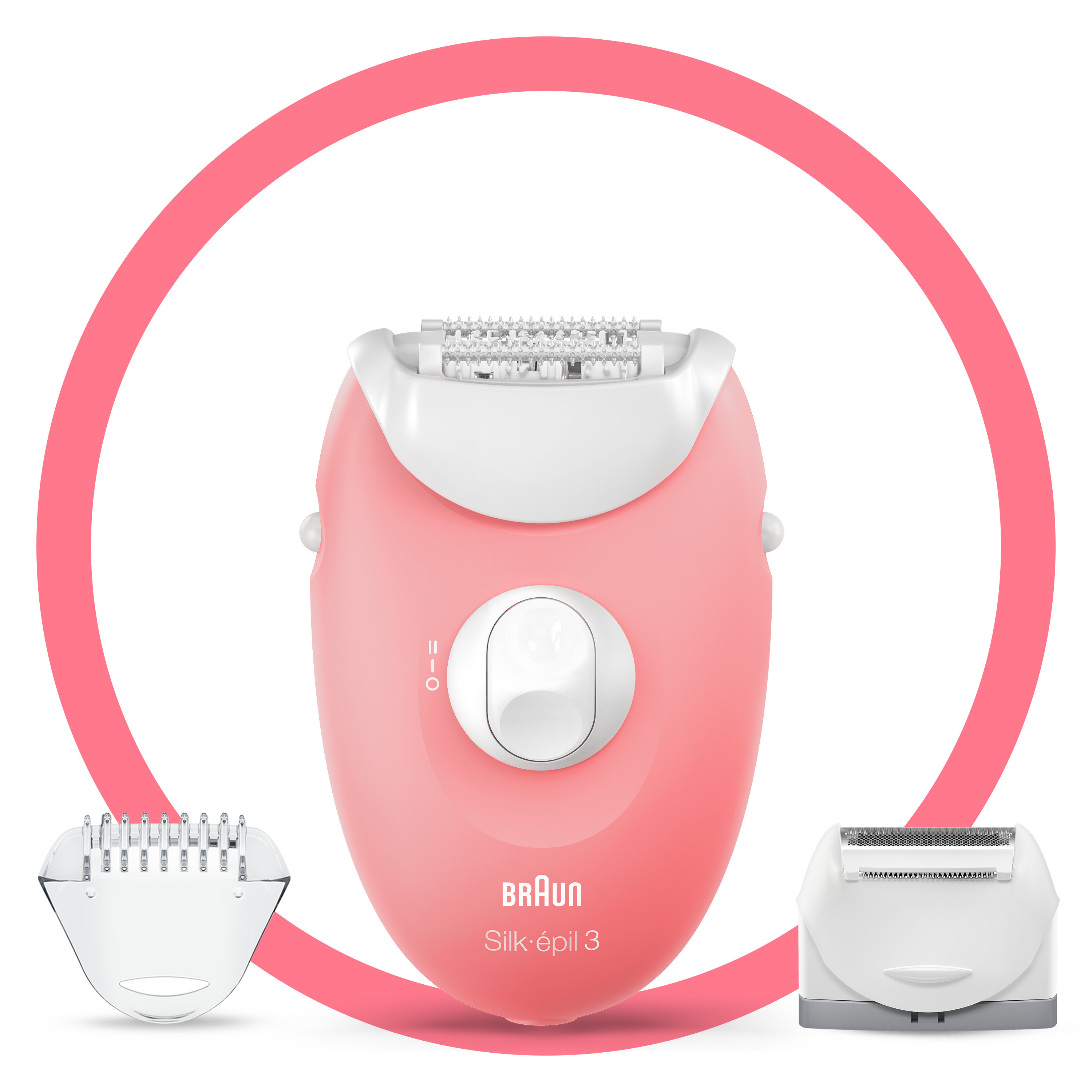 Braun Silk-épil 3 -277 20 tweezers White, Pink