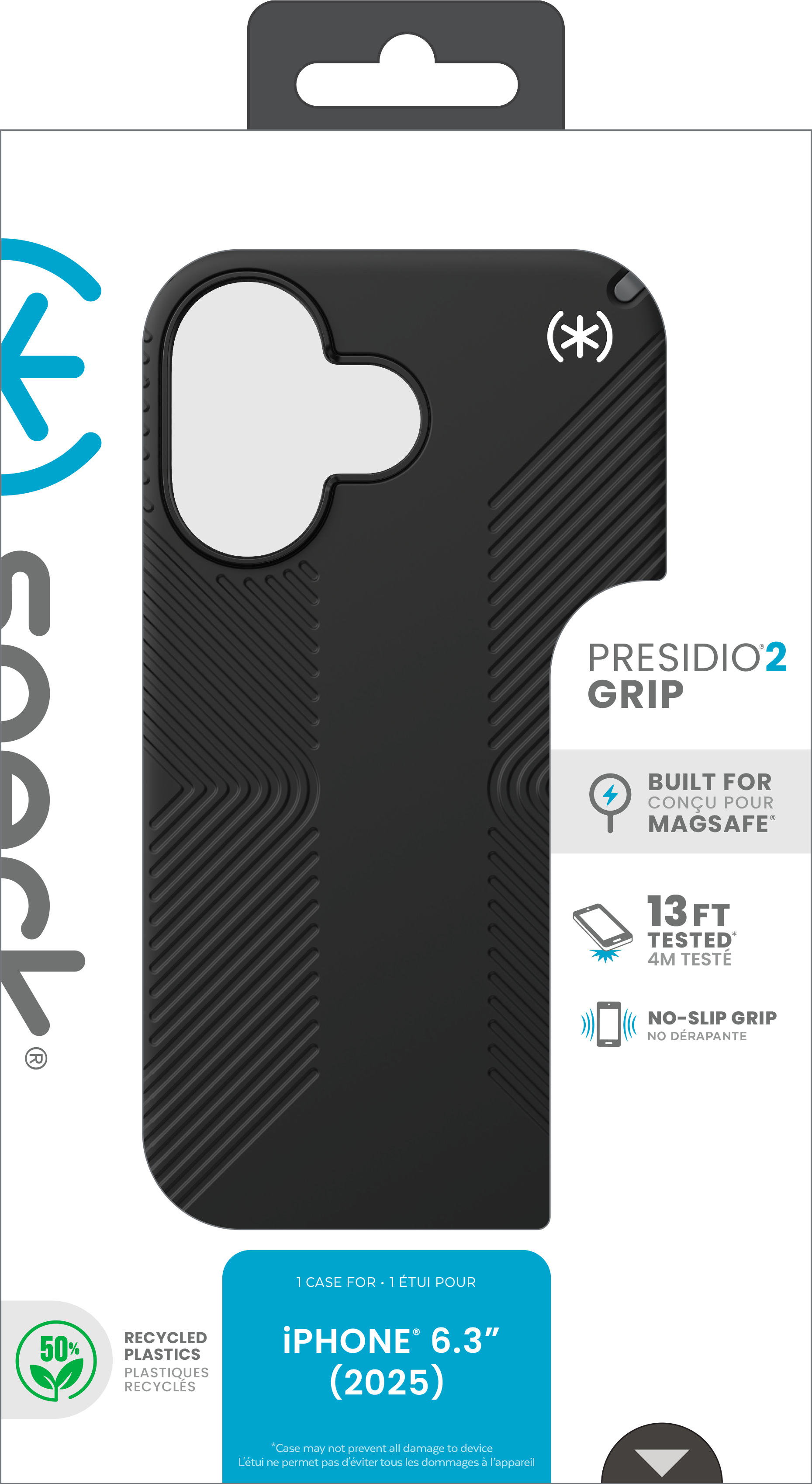 Speck Presidio2 Grip + MS Apple iPhone 17 Black - with Microban – image 5
