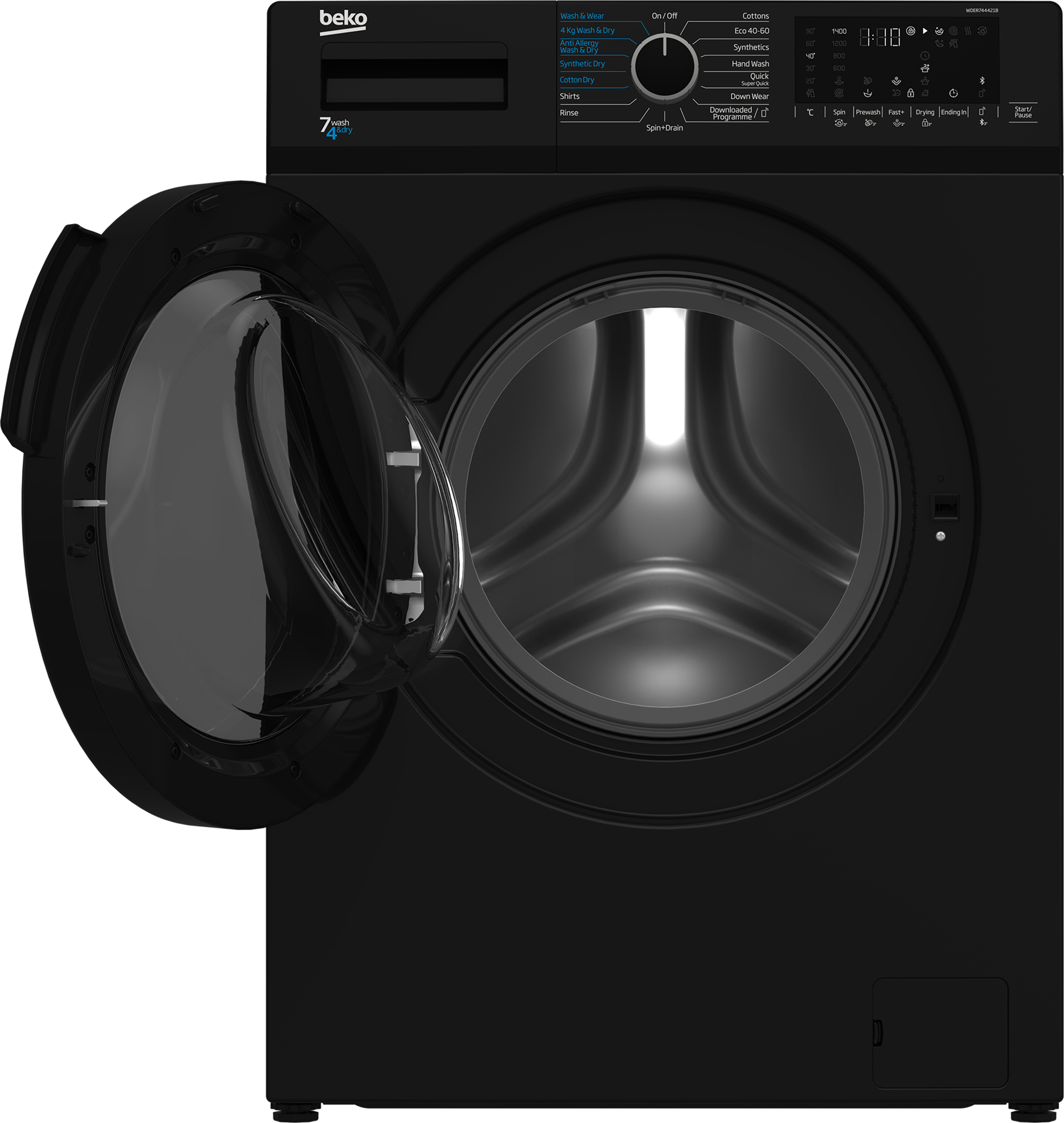 Beko WDER744421B Washer Dryer with – image 3
