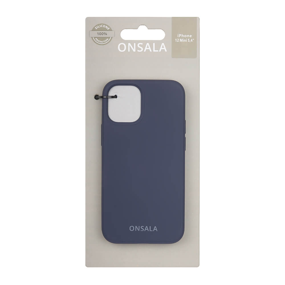 Onsala Phone Case Silicone Cobalt Blue - iPhone 12 Mini – image 2