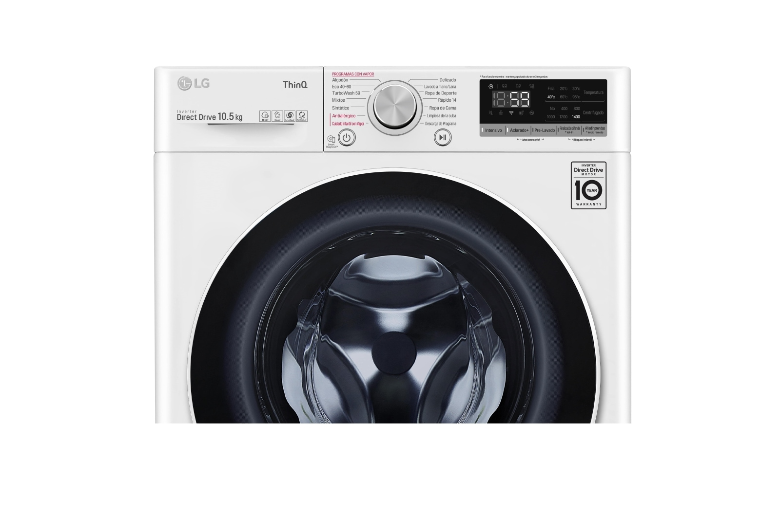 LG F4WV5010S0W washing machine Front-load – image 6