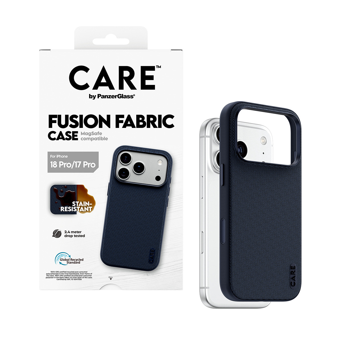 PanzerGlass CARE™ by PanzerGlass® Fusion Fabric Case Blue w. MagSafe iPhone 18 Pro | 17 Pro – image 5