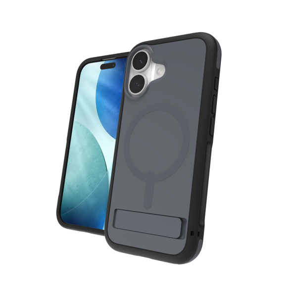 ZAGG Sedona Snap Kickstand coque de protection pour téléphones portables 16 cm (6.3") Housse Charbon de bois