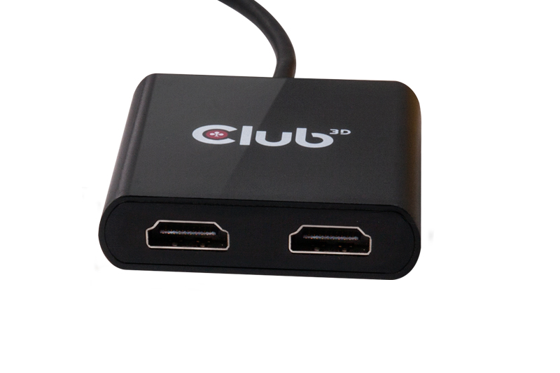 CLUB3D MST Hub USB 3.1 Gen1 Type C to HDMI™ 1.4 Dual Monitor – image 4