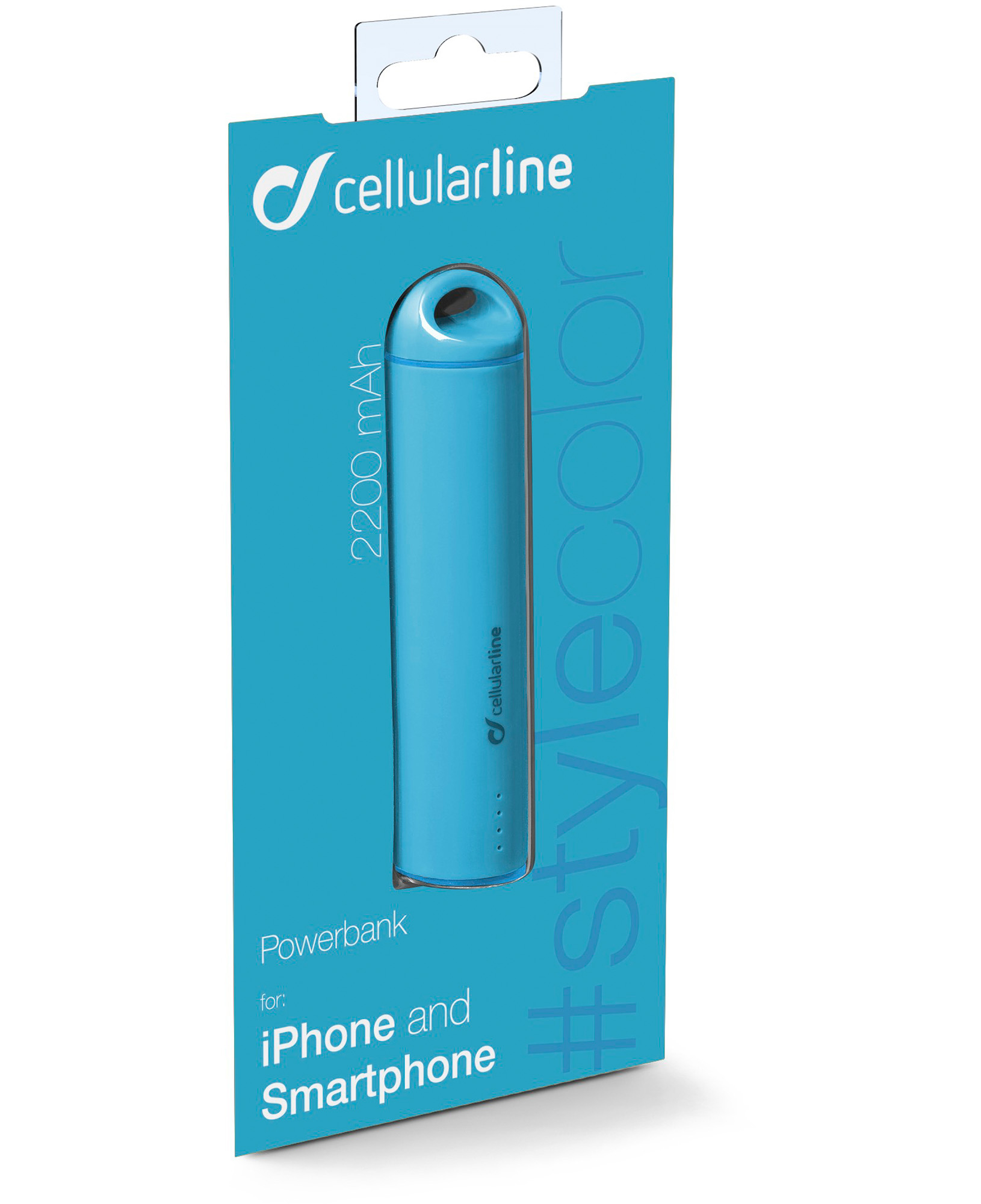 Cellularline Powerbank #Stylecolor 2200 - Universal – image 3