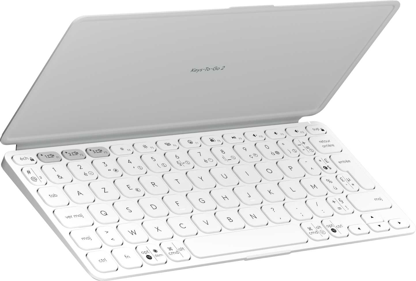 Logitech Keys-To-Go 2 tastiera Universale Bluetooth AZERTY Francese Bianco