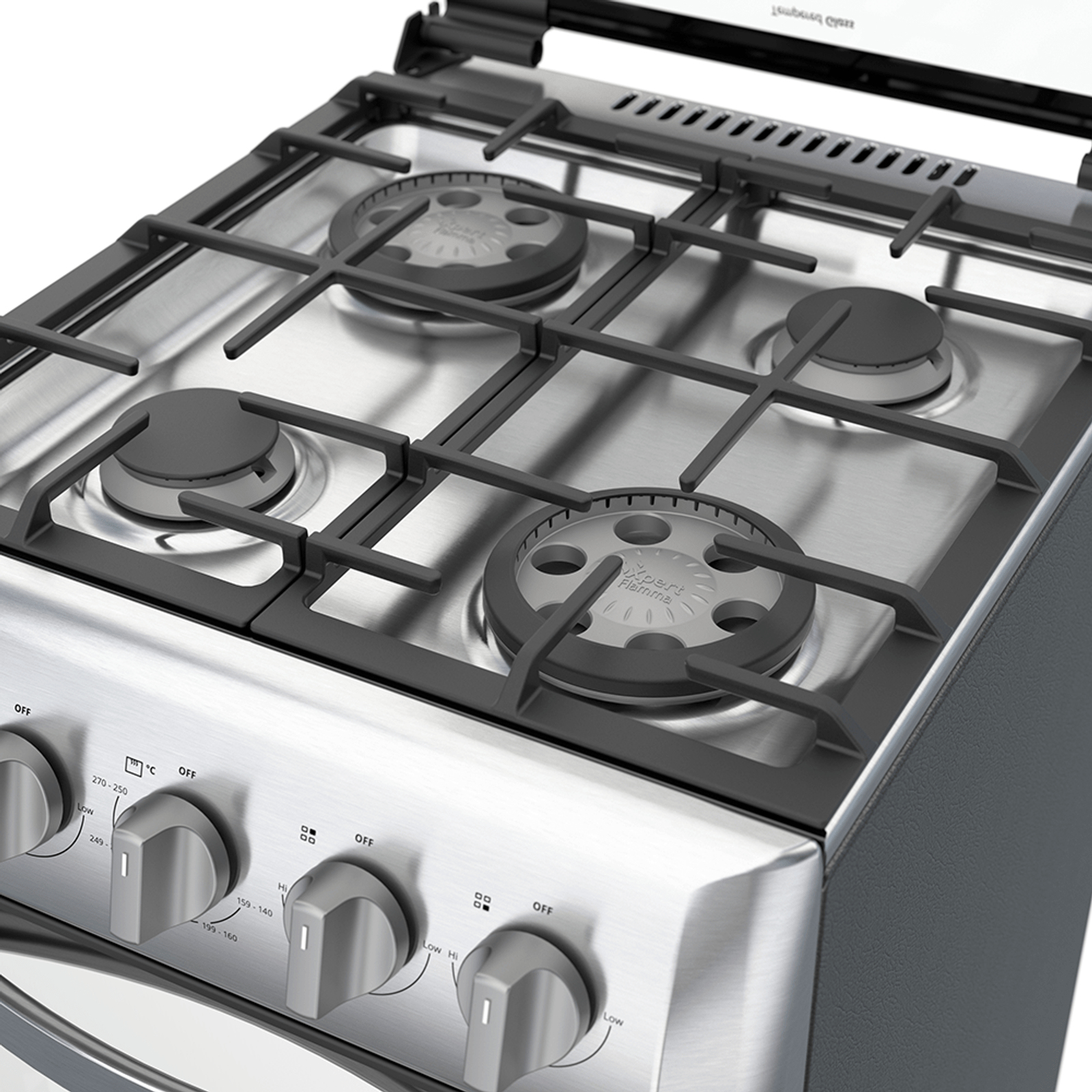 Whirlpool WWR7000S stove Freestanding Natural gas Silver – image 7