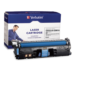 Verbatim HP C9701A & Q3961A Replacement Laser Cartridge Cyan