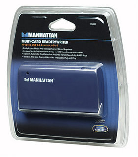 Manhattan 175883 card reader USB 2.0 Blue – image 6