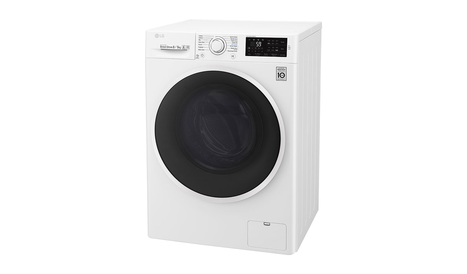 LG F4J6TMP0W washer dryer Freestanding Front-load White – image 2