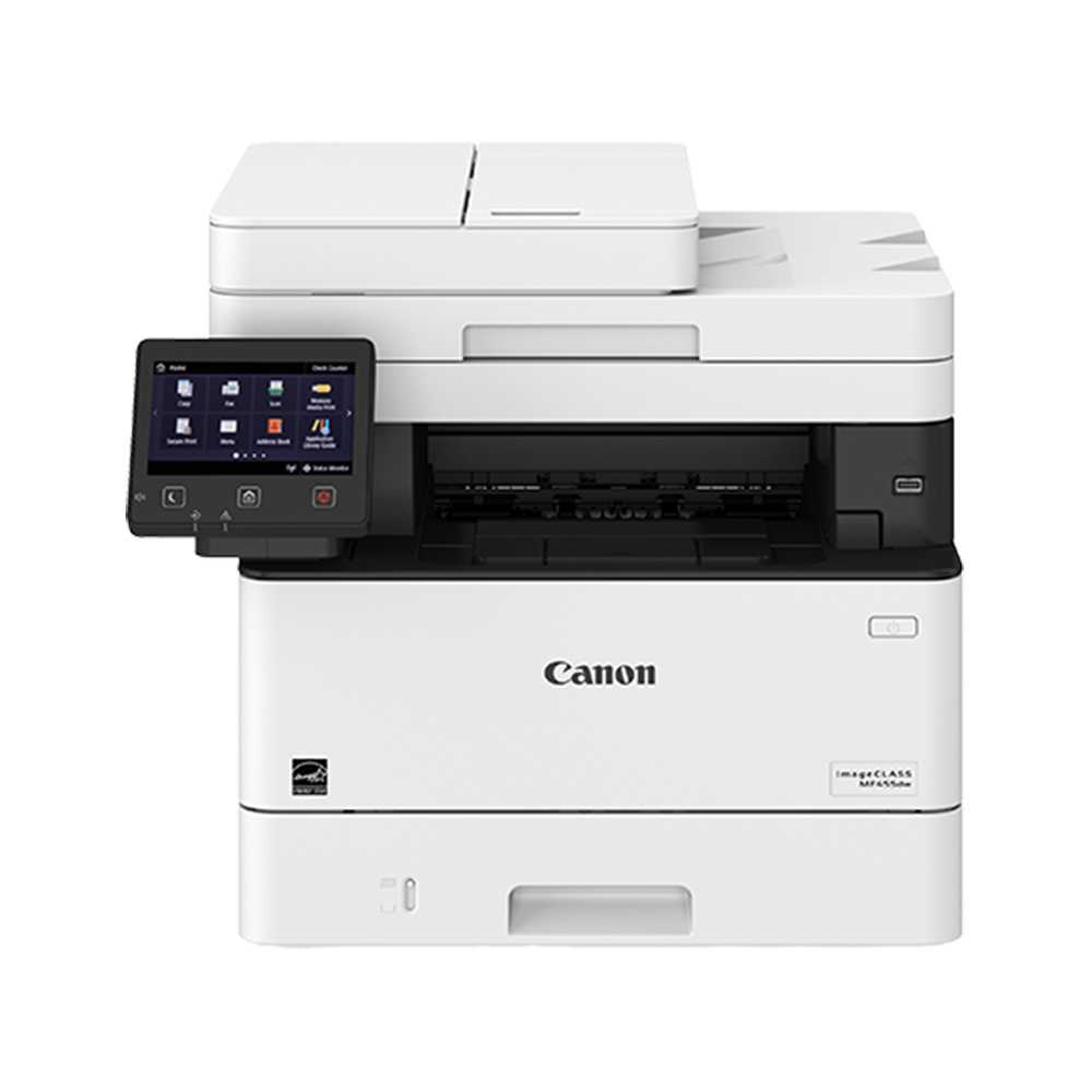 Canon ImageCLASS MF455dw - Multifunction printer - B/W - laser - Legal (media) - up to 40 ppm (copying) - up to 40 ppm (printing) - 350 sheets - USB 2.0, Gigabit LAN, Wi-Fi(n), USB 2.0 host