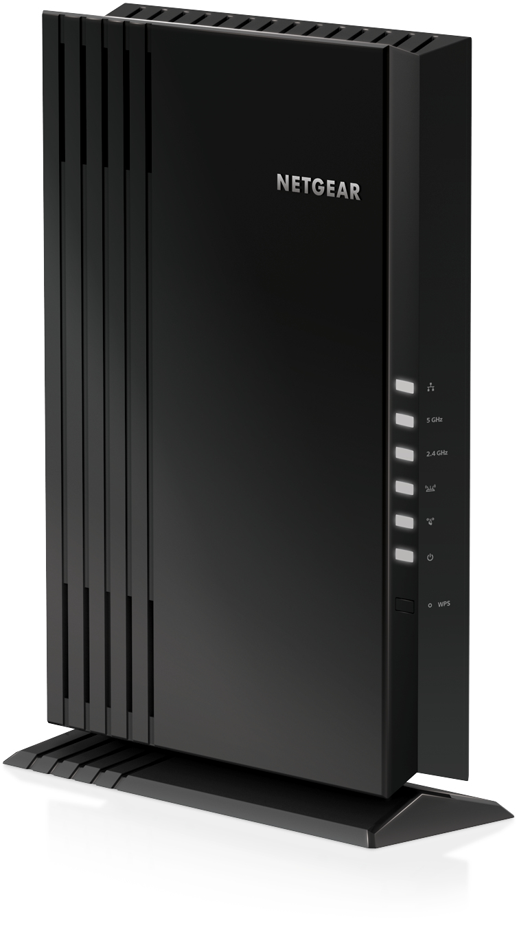 NETGEAR EAX20 Network repeater Black 10, 100, 1000 Mbit/s – image 1