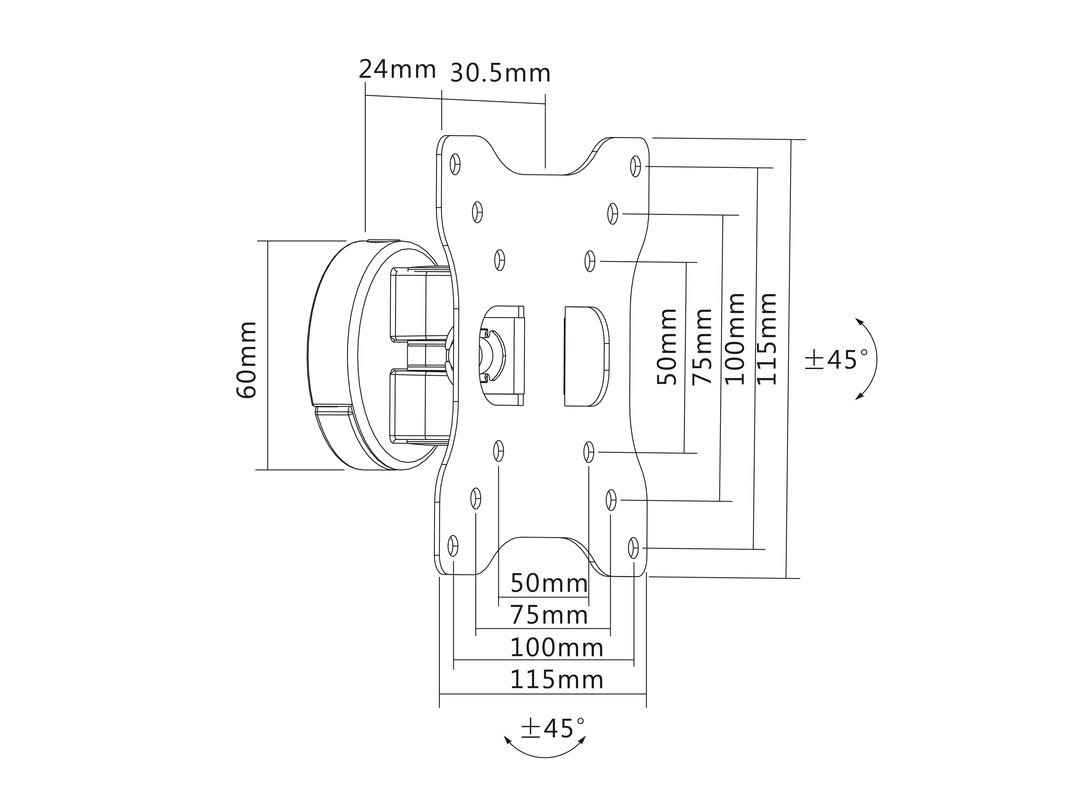 Multibrackets M VESA Full-Motion I 50 75 100 – image 7