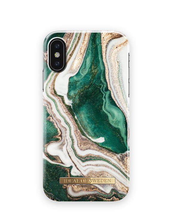 iDeal of Sweden Printed Case iphone X / Xs Golden Jade Marble