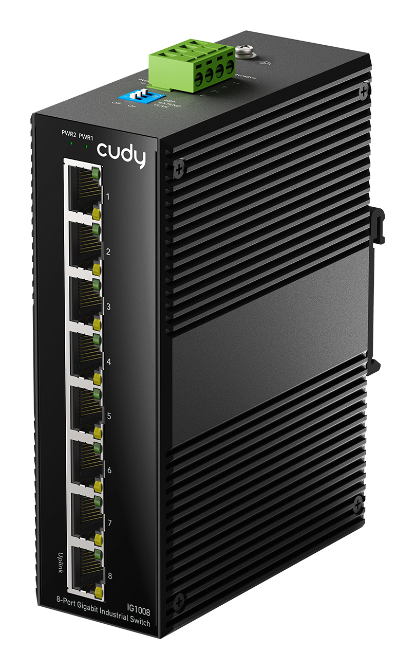Cudy IG1008 network switch Unmanaged Gigabit Ethernet (10/100/1000) Black