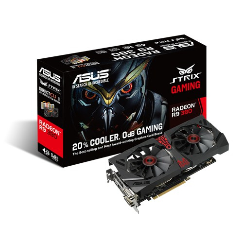 ASUS STRIX-R9380-DC2-4GD5-GAMING AMD Radeon R9 380