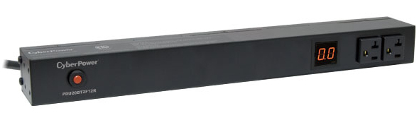 CyberPower PDU20MT2F12R power distribution unit (PDU) 14 AC outlet(s) 1U Black