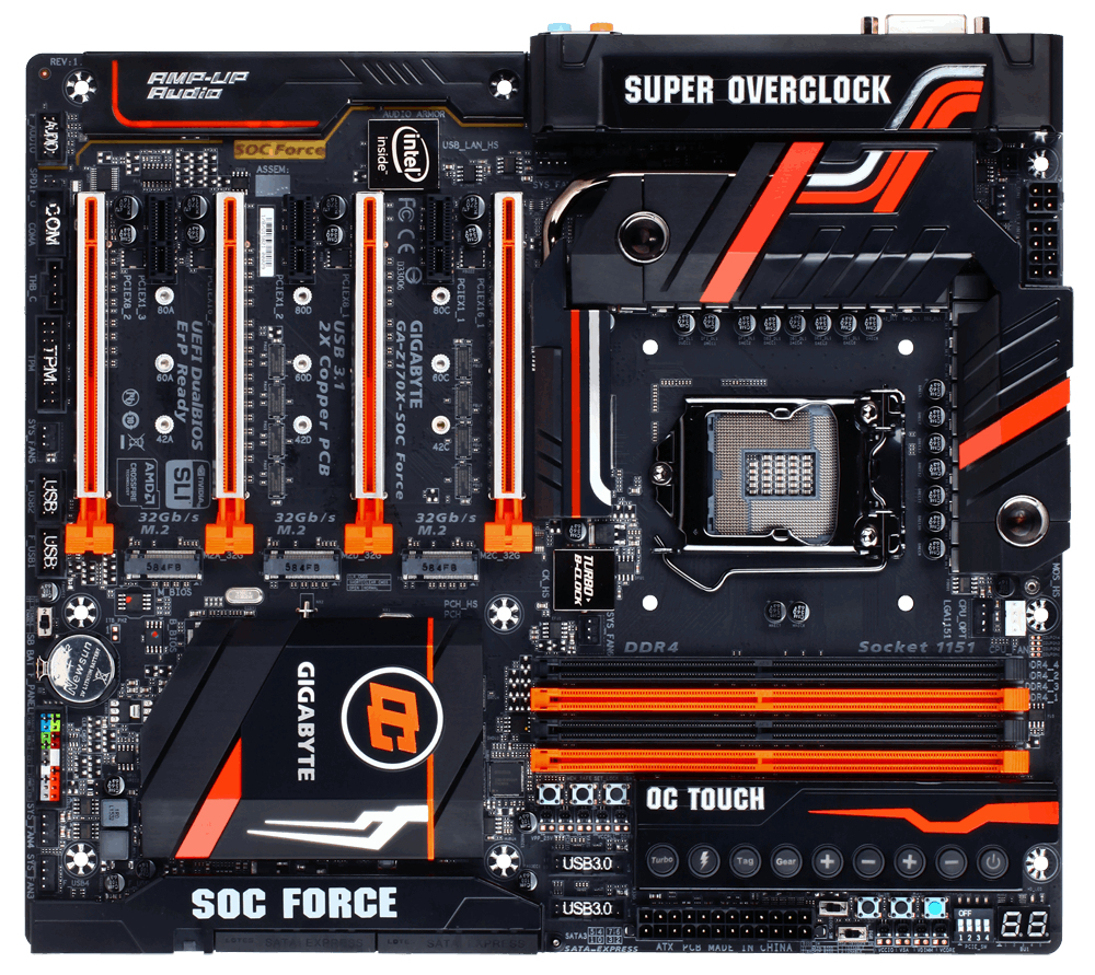 GIGABYTE GA-Z170X-SOC FORCE (rev. 1.0) – image 2