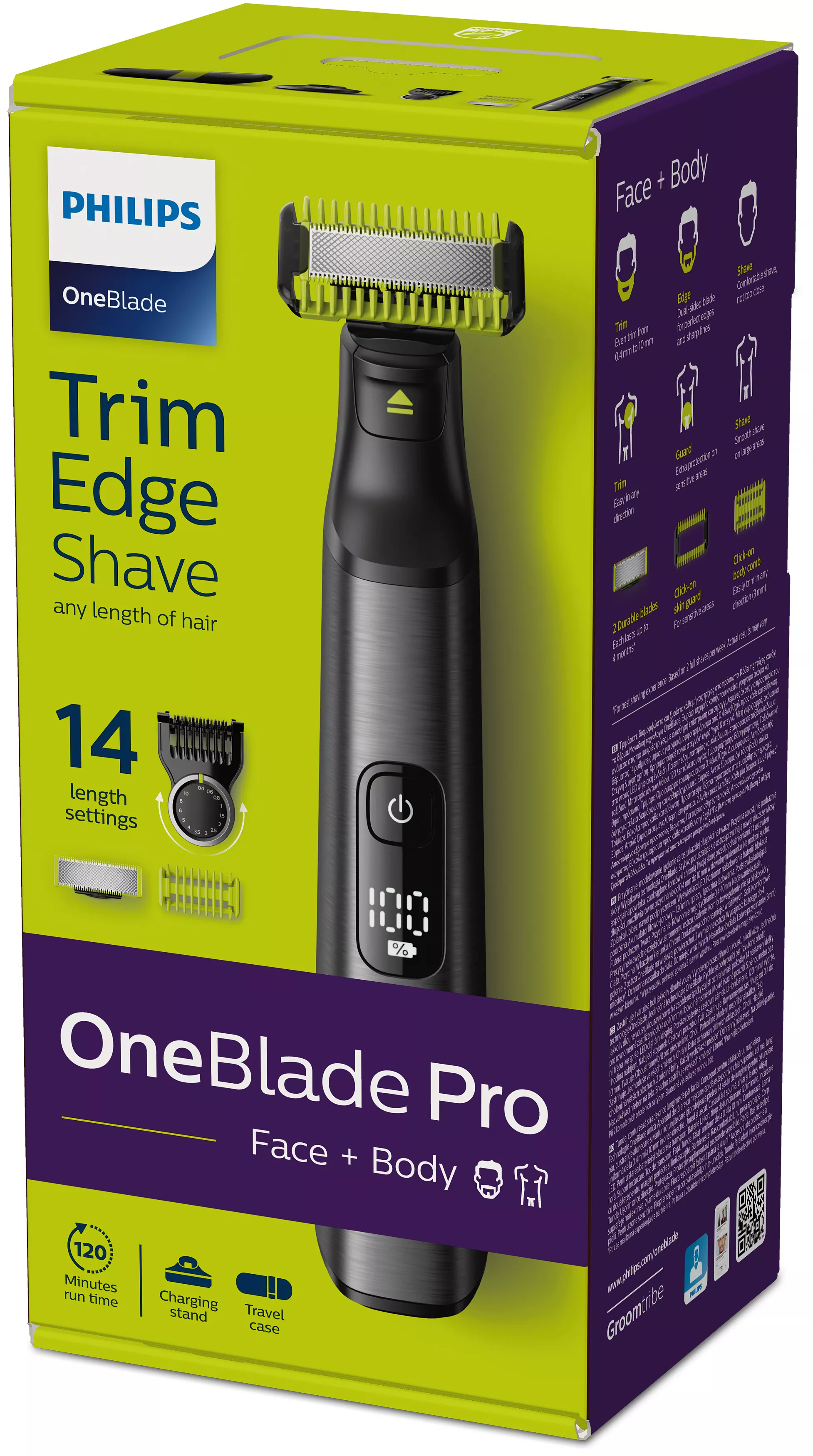 Philips OneBlade Pro QP6650/61 Face and Body – image 2