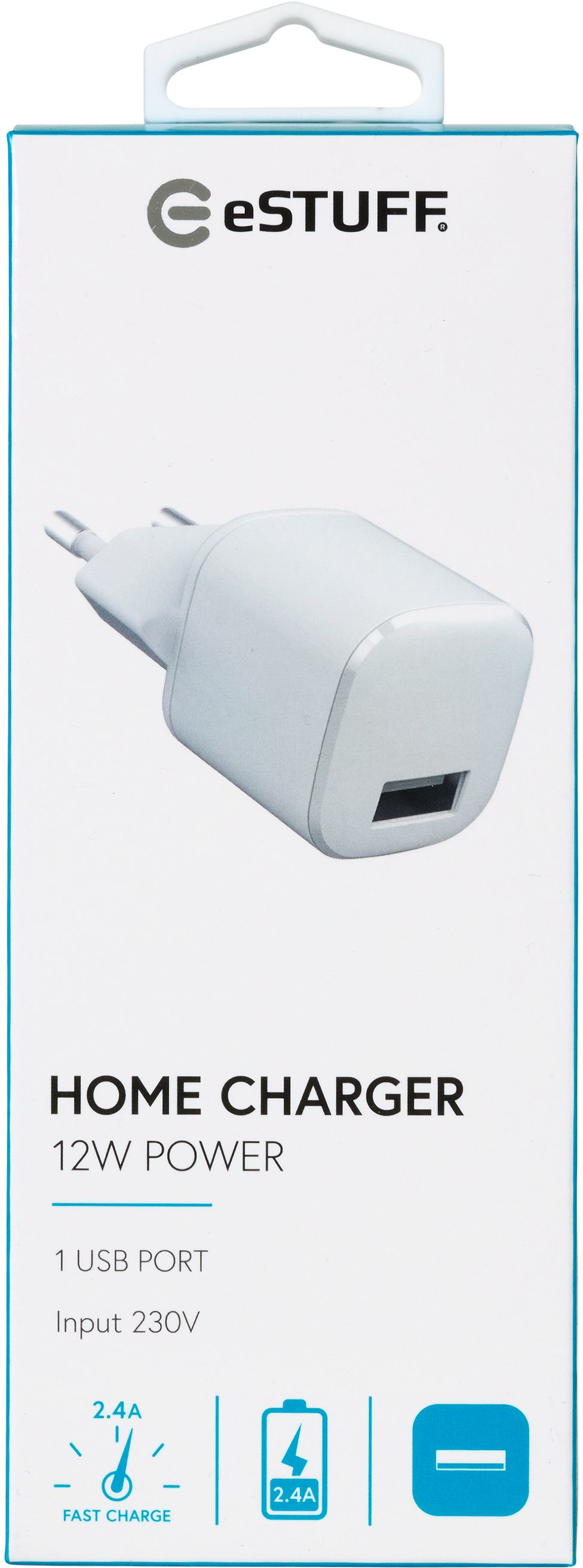 eSTUFF ES635001 mobile device charger Smartphone White AC Indoor – image 2