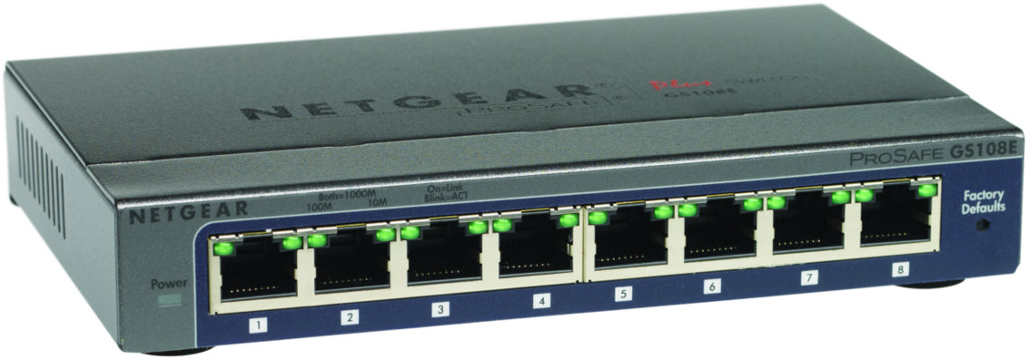 NETGEAR GS108E Managed Grey