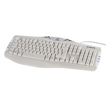 Hama 00113712 keyboard Gaming USB QWERTZ White
