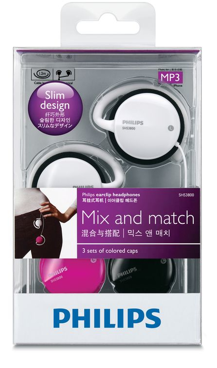 Philips Earclip Headphones SHS3800/98 – image 2