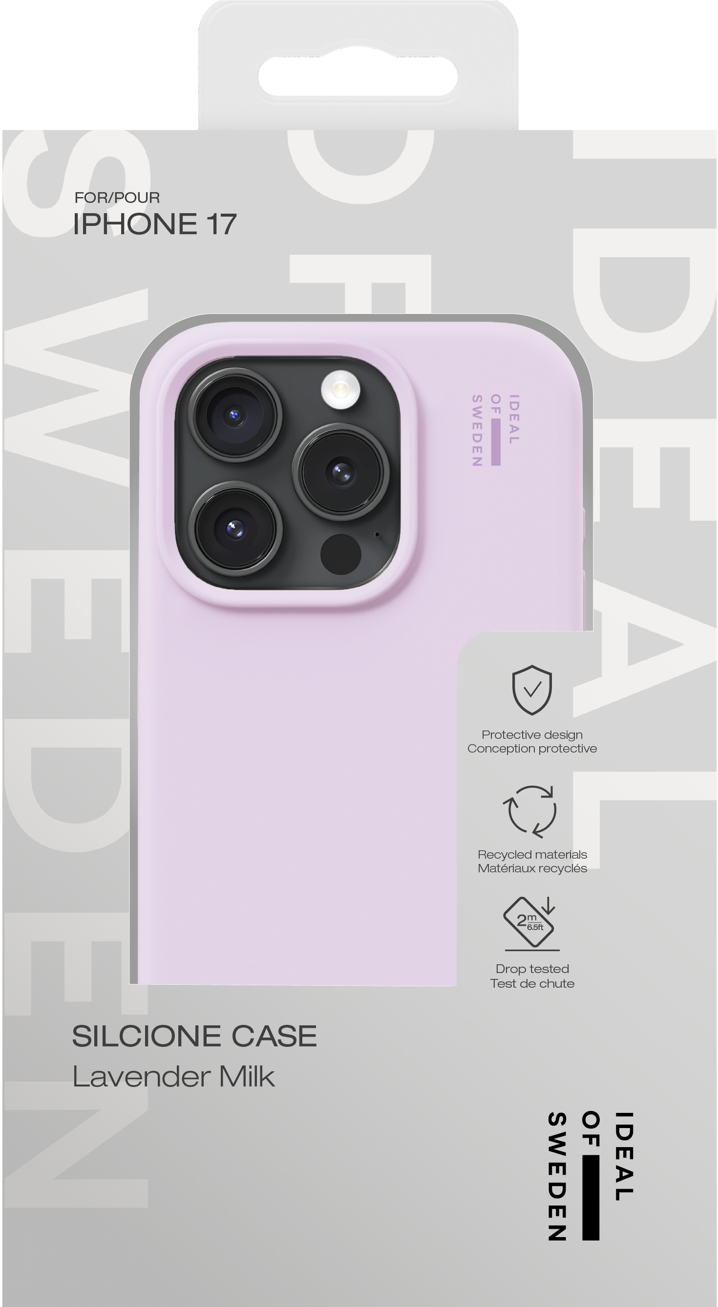 iDeal of Sweden Silicone Case iPhone 17 Lavender Milk – image 2