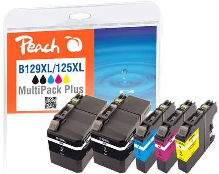 Peach PI500-168 ink cartridge 5 pc(s) Original Black, Cyan, Magenta, Yellow